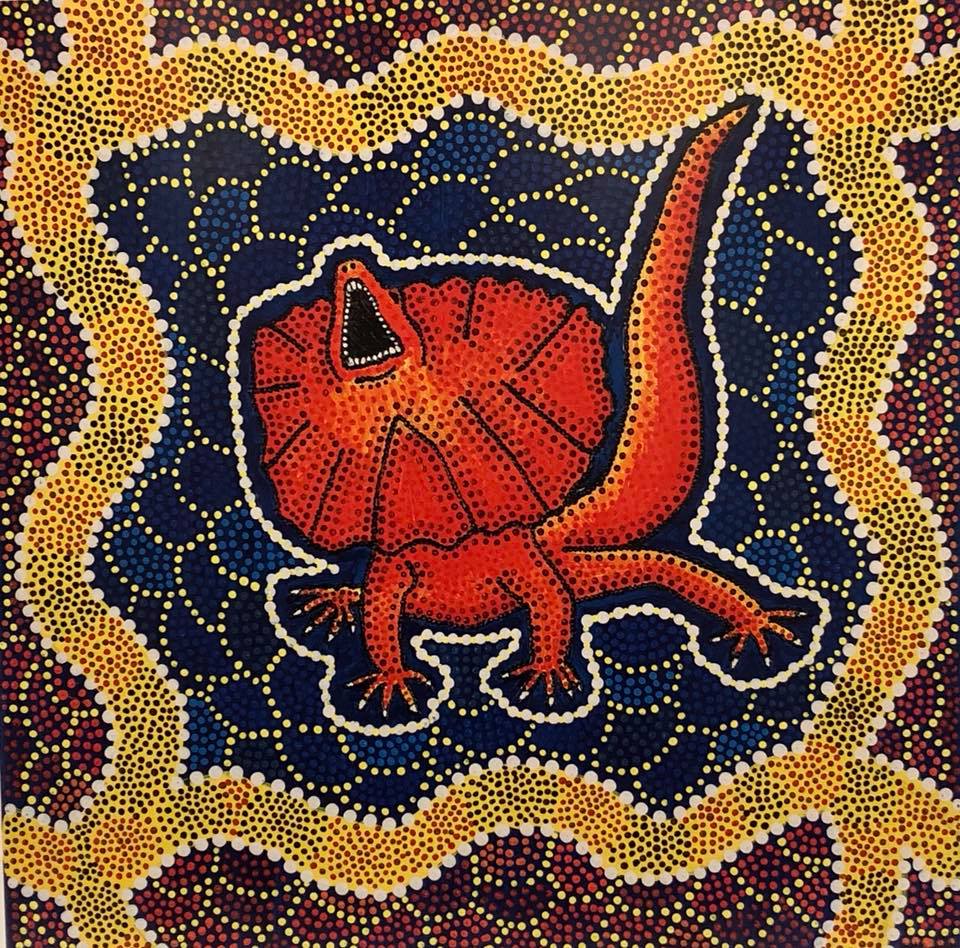 Frilled Neck Lizard - Print