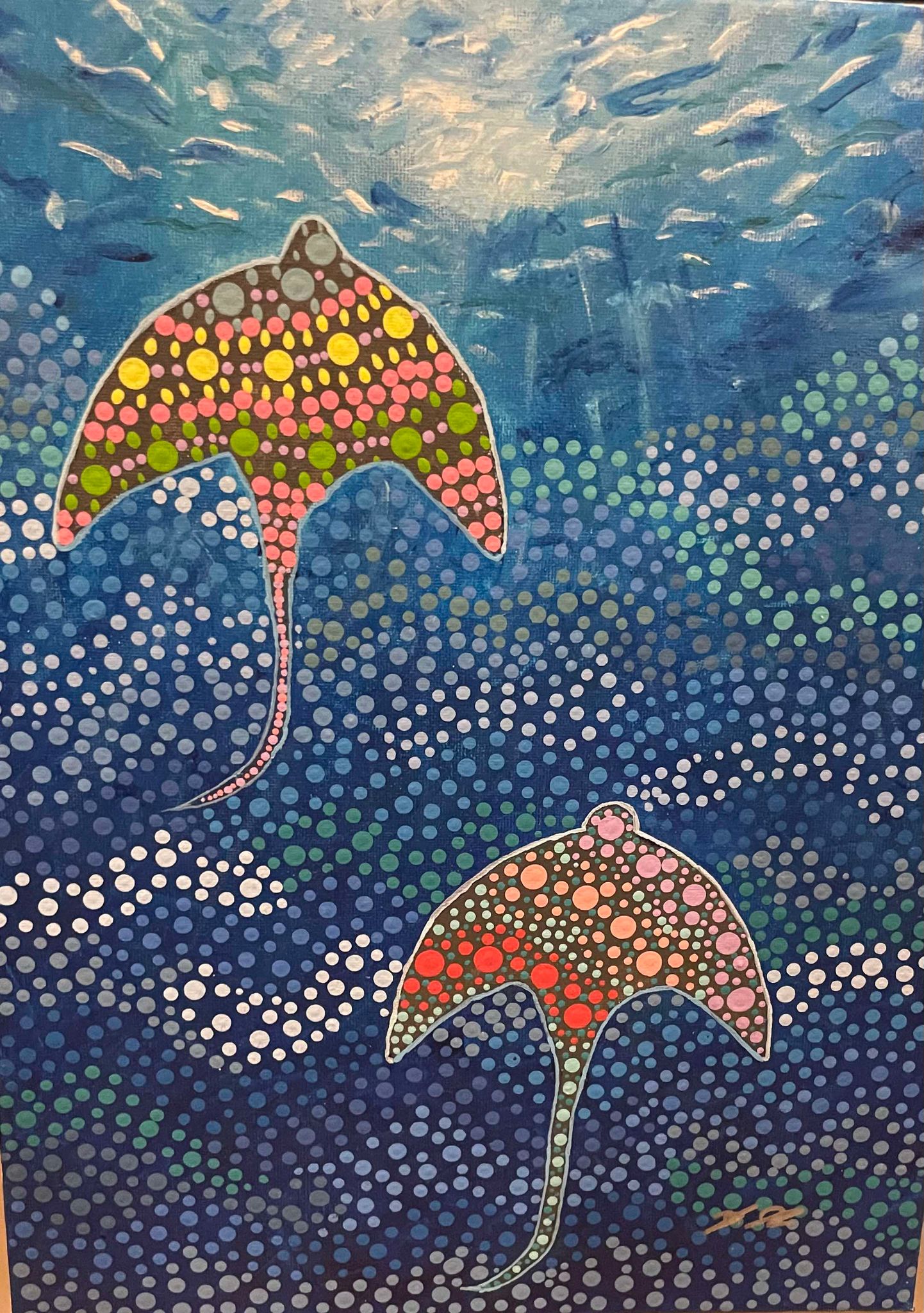 Rays of Light (Sting Rays) - Print