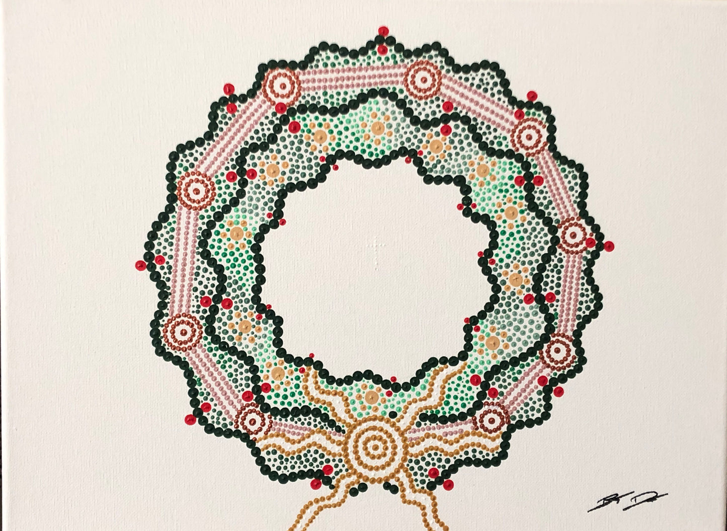 Christmas Wreath - Card