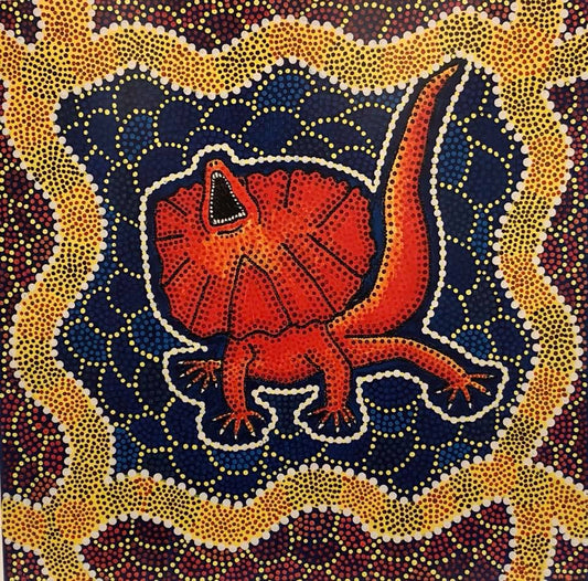 Frilled Neck Lizard - Print