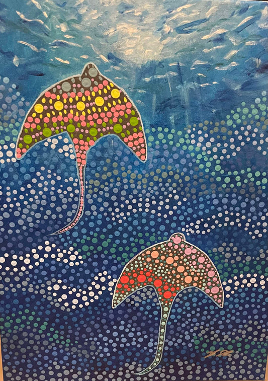 Rays of Light (Sting Rays) - Print