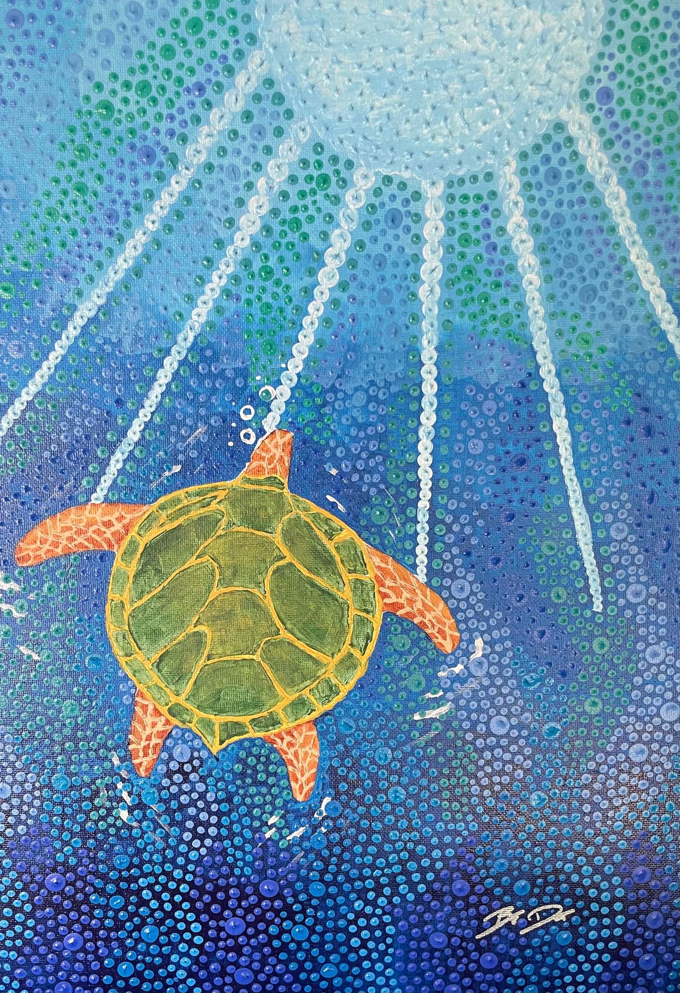 Turtle and the Light - Print